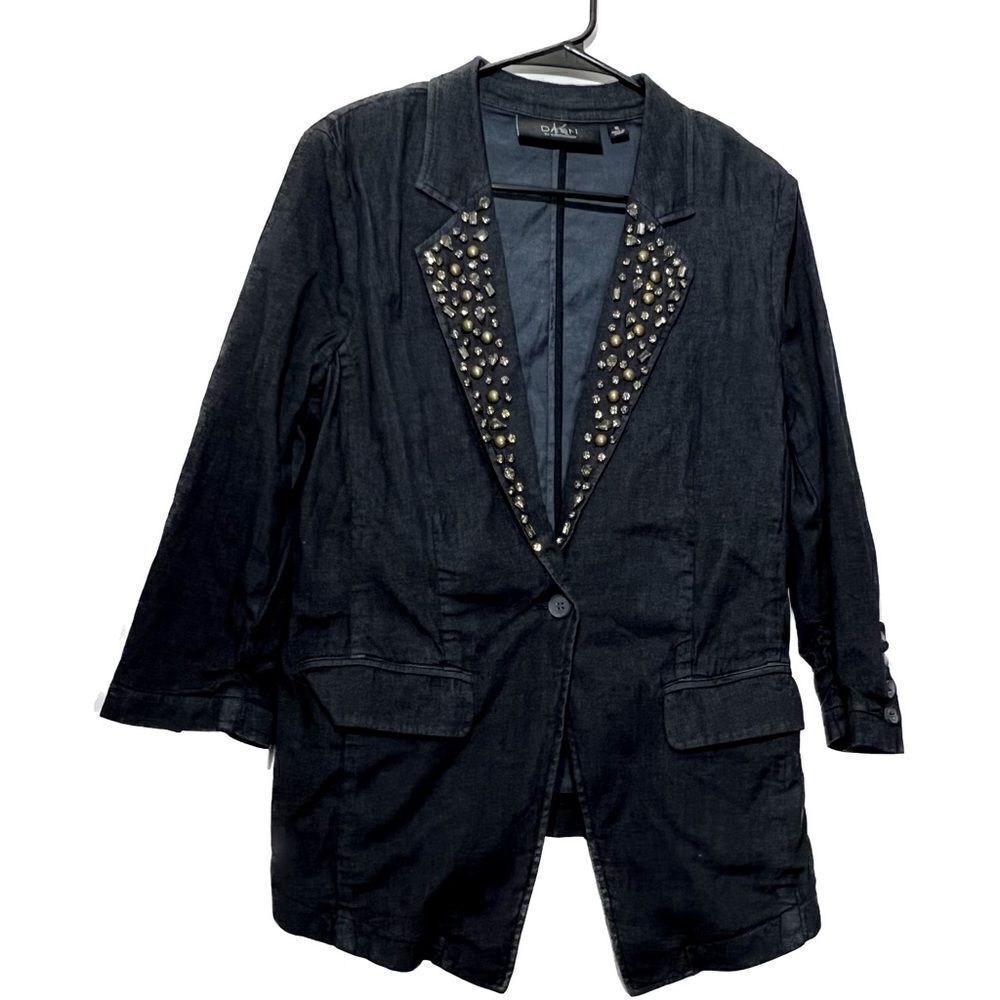 Dash by Kardashian, women’s size 16, embellished, jewel, tone, blazer‎
